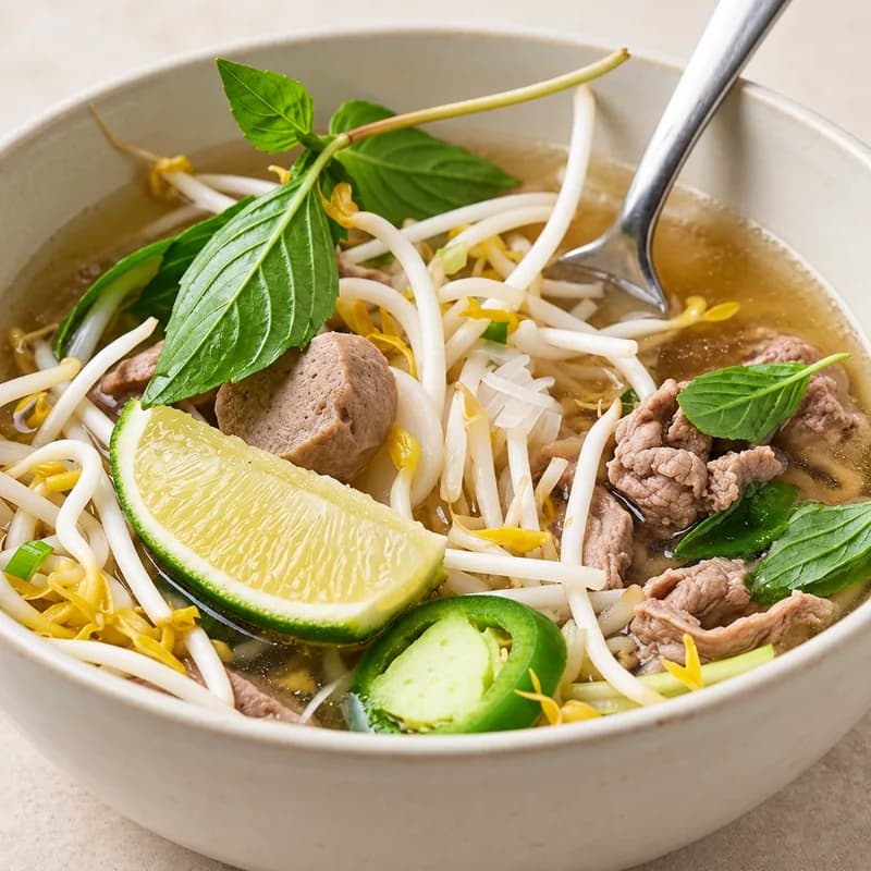 Steak & Meatball Pho